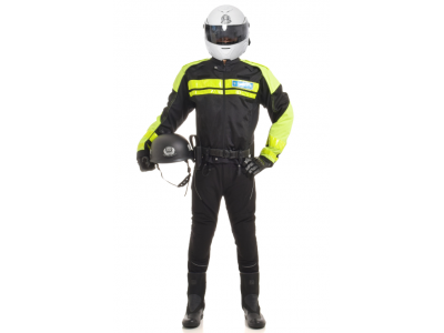 警用騎行服 反光絲面料 夜間大面積反光 ce認(rèn)證護(hù)具 3m反光條