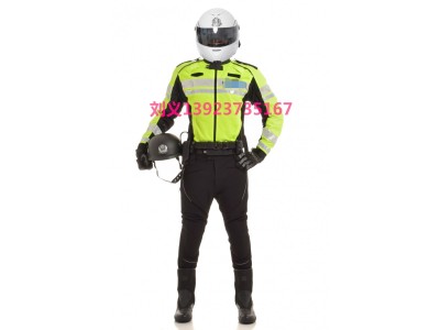 安全防護抗撕裂防摔防水反光絲面料騎行服
